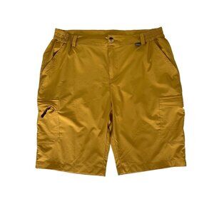 Little Donkey Andy Men’s Shorts Large Yellow Outdoor Hiking Active Casual